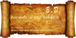 Barabás Délibáb névjegykártya